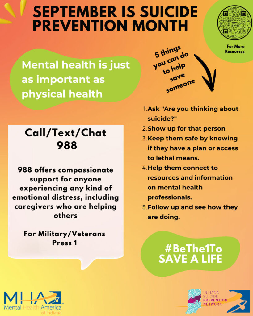 September Suicide Prevention Month Flyer